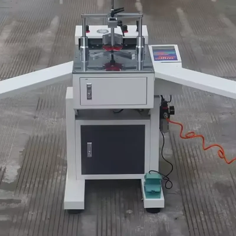Automatic CNC High Precision Multifunctional Photo Frame Corner Nailing Machine System Aluminum Window Making Machine