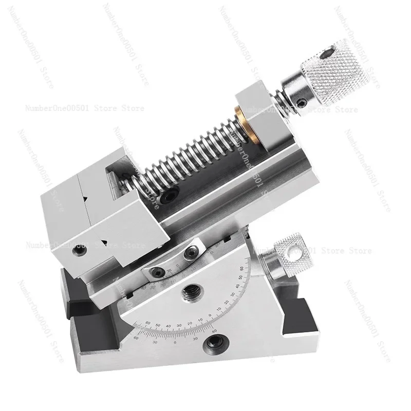 

Precision Sine Vise 360° Rotating Adjustable Angle Milling Grinding Machine Vice Manual Tilting Clamp for CNC Workbench Tool