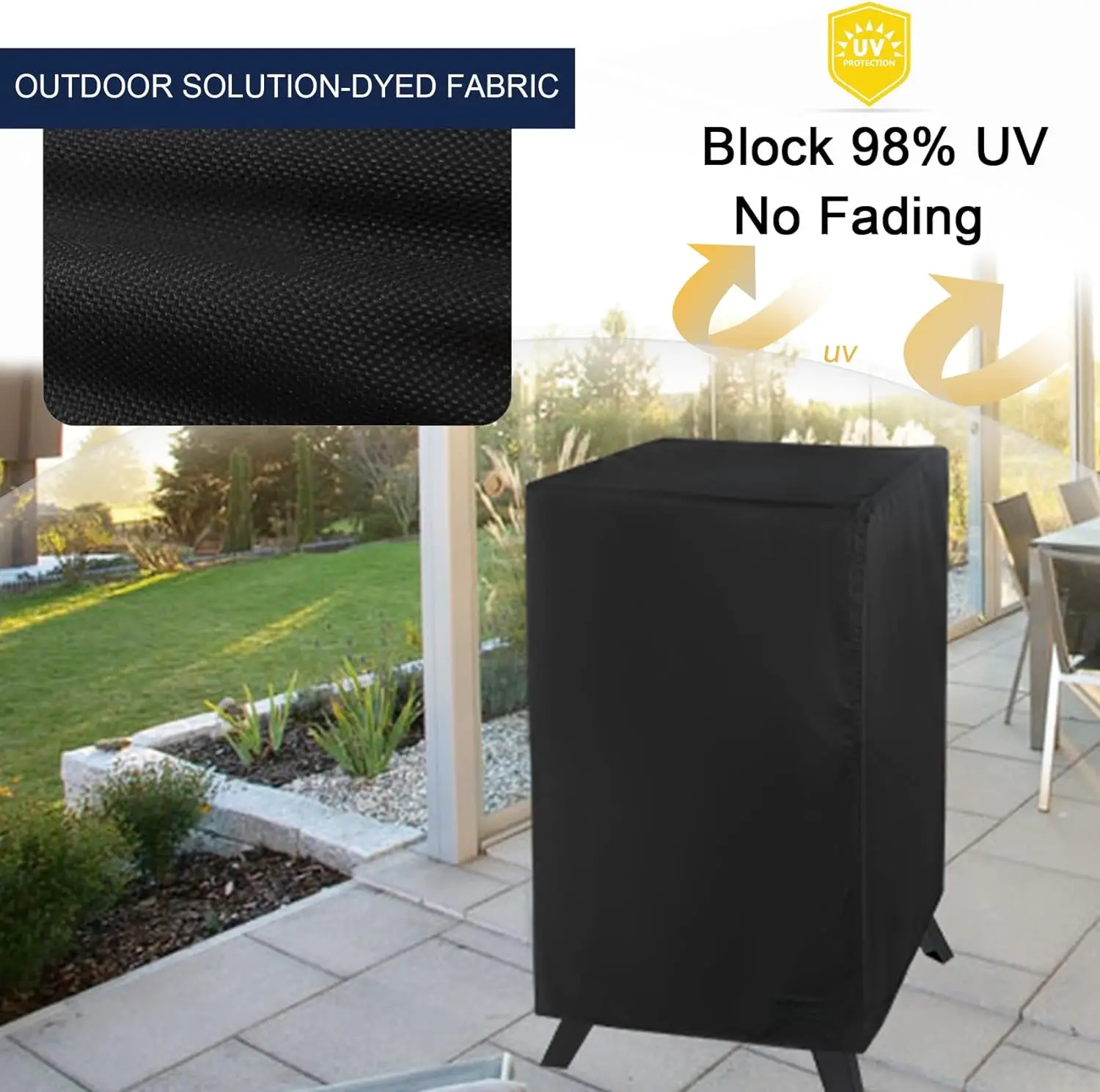 غطاء مدخن كهربائي متعدد الحجم لـ Masterbuilt، غطاء شواية شواء عمودي مقاوم للماء عالي التحمل، مقاوم