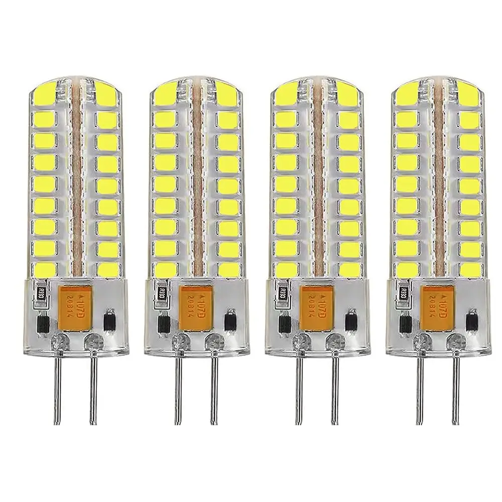 

G4 Led Light Bulbs 5W T3 Jc Type Corn Lamp Equivalent 50W Halogen Bi-Pin Base For Home Living Room Bedroom Chandelier Rv Under