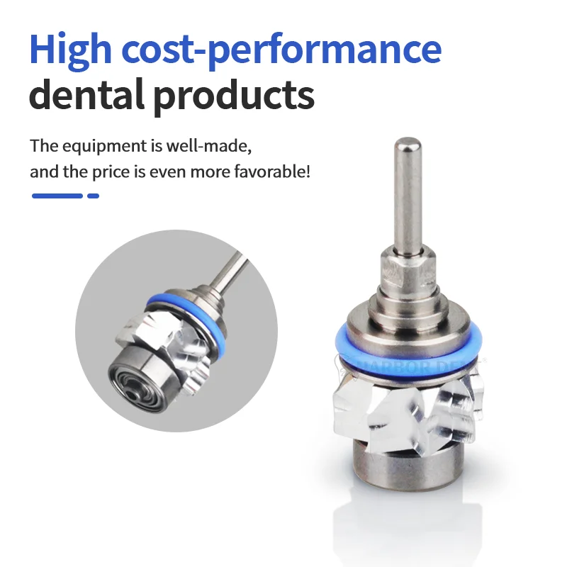 1Pc Dental Handpiece Turbine Rotor 5Types High-Speed Handpiece Accessory Dentistry  Standard Wrench Push Button Torque Bearing