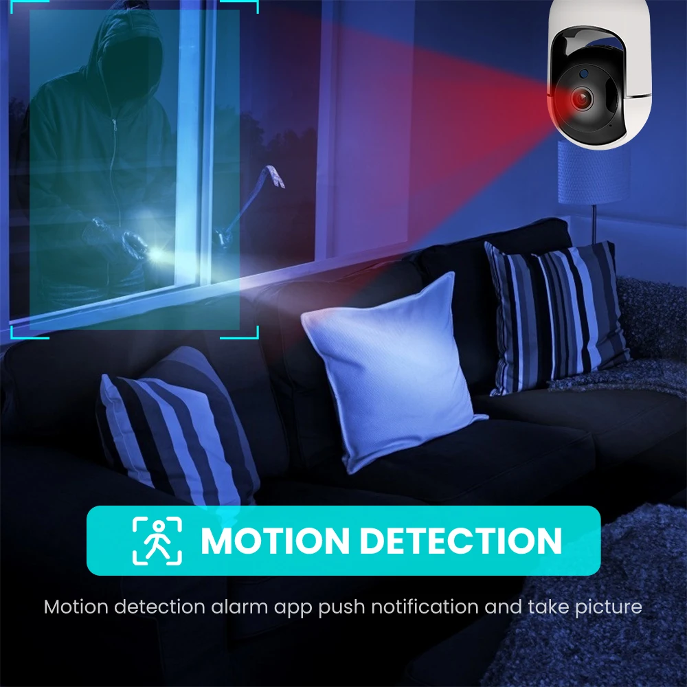 ONNDO Tuya Câmera IP WiFi Câmera de Vigilância Sem Fio Monitor Do Bebê 2MP 1080P Auto CCTV Câmera HD Rastreamento Nuvem AI Smart Home