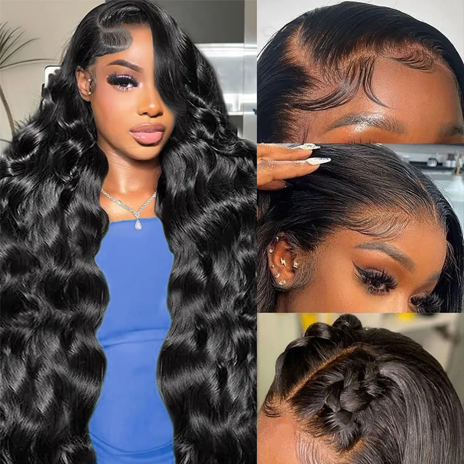 

Body Wave Hd Lace Wig 13X6 Human Hair 30 40 Inch Pre Plucked Transparent Lace Frontal Wigs Human Hair Perruque Cheveux Humains