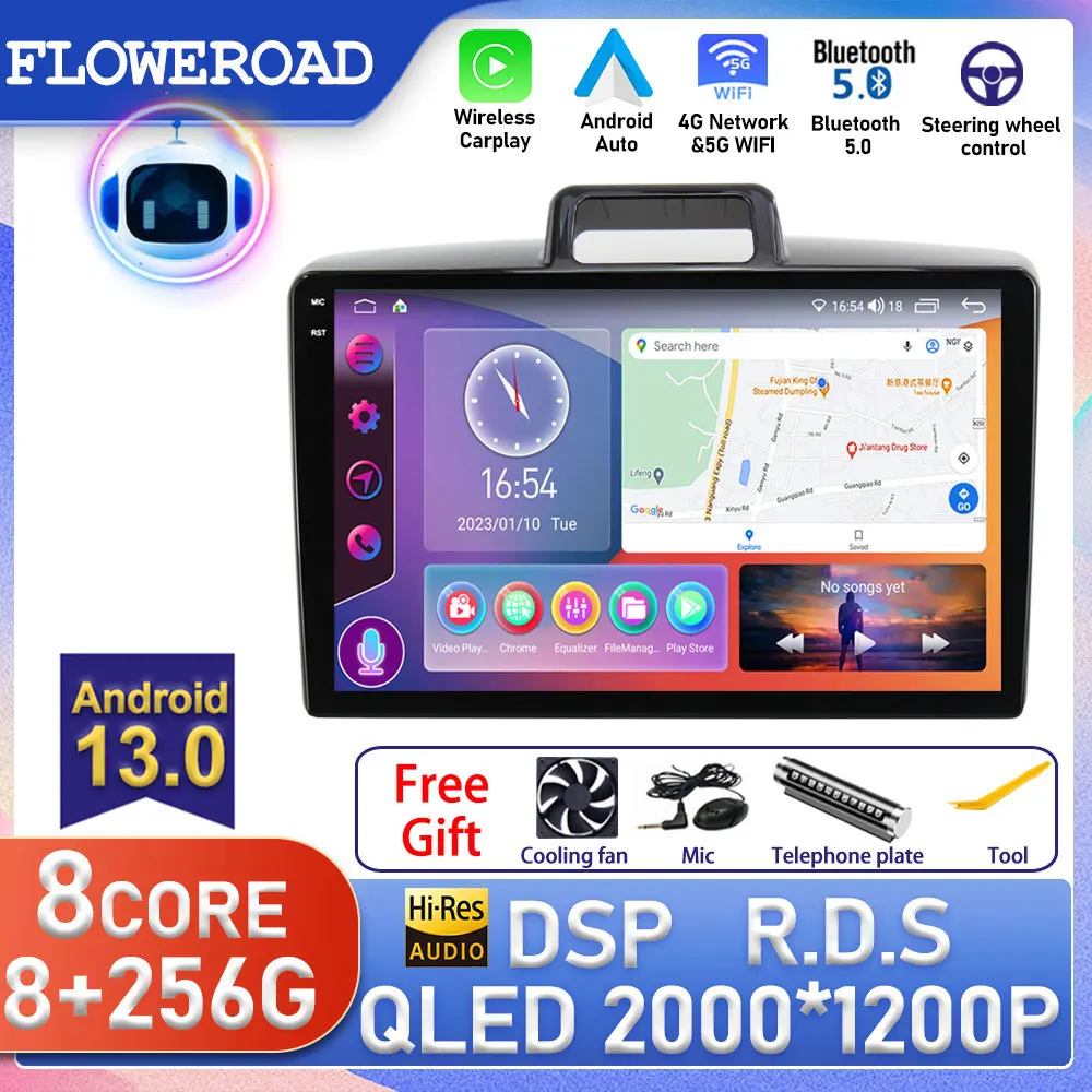 

Android For Toyota Corolla Axio 2 Fielder 3 E160 2012 - 2021 Car Radio Multimedia Video Player Navigation stereo GPS No 2din TV