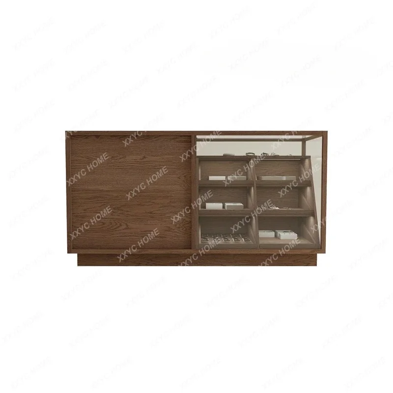 Cashier Display Cabinet Sales Cabinet Collection Desk Old Shopping Mall Jewelry Store Jewelry Store Jade