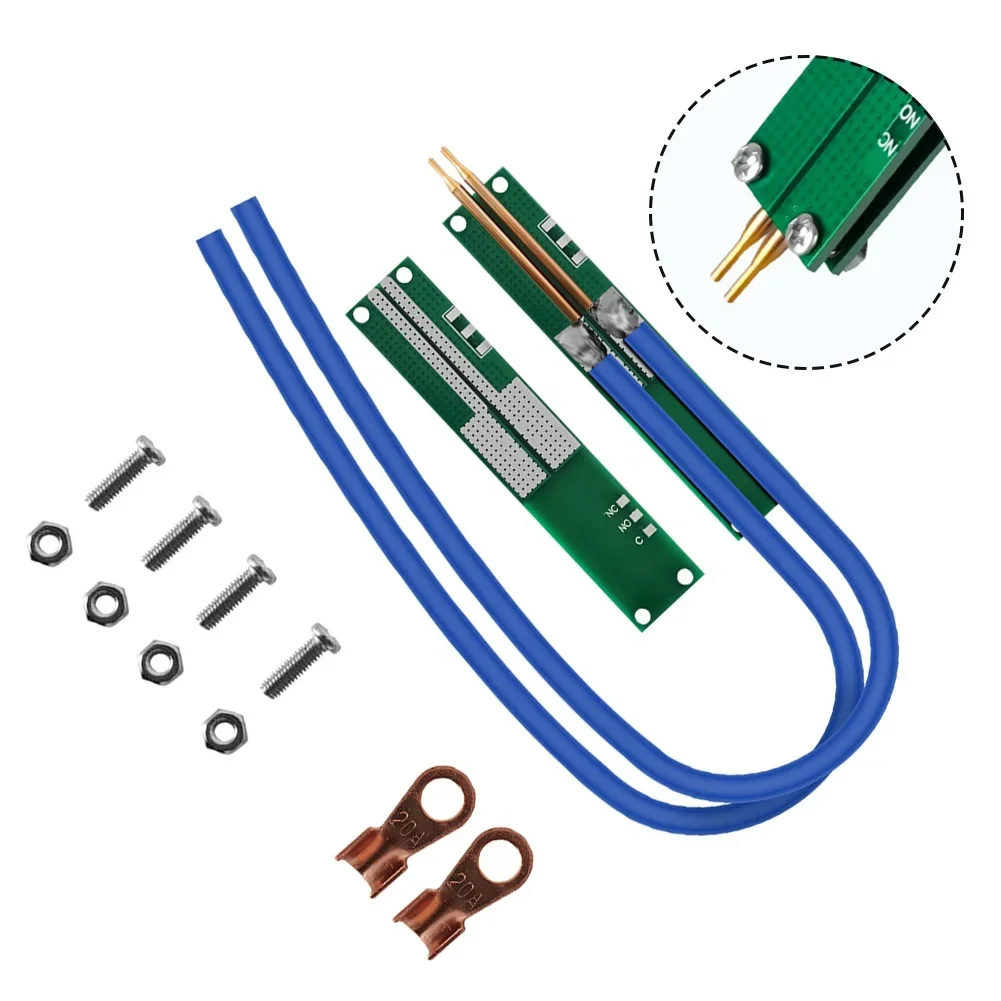 Caneta de solda ponto soldador 100*90*10mm ajustável antioxidante prevenção de incêndio diy pino de solda para 18650 bateria