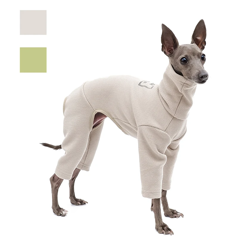 

Pet Dog Clothes High Quality Sweatshirt Italian Greyhound Whippet Waffle Four Legged Clothes For Small Medium Dog