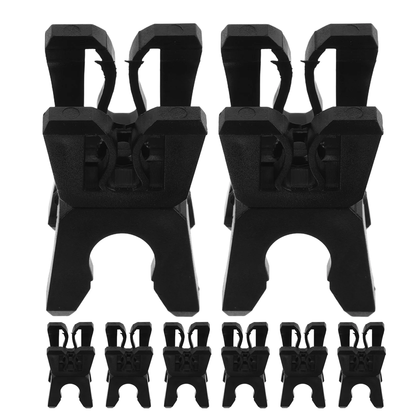 8 قطعة علامة علامة قضيب مشبك: تدوير القطب المشبك لأدوات تدريب كرة القدم مشبك بلاستيكي كليب رشاقة القطب اتصال