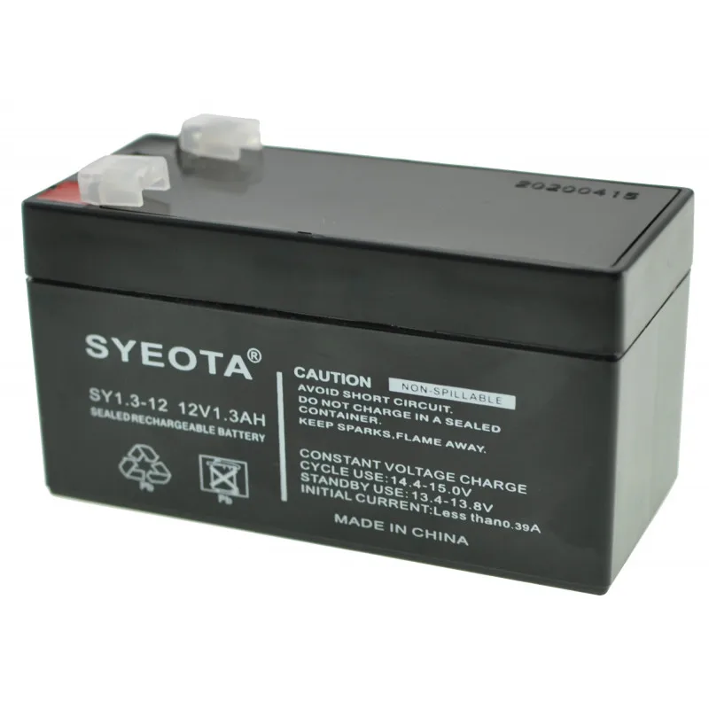 Rechargeable Lead Battery Sy1.3-12 12v1.3ah Alarms, Scales, Toys