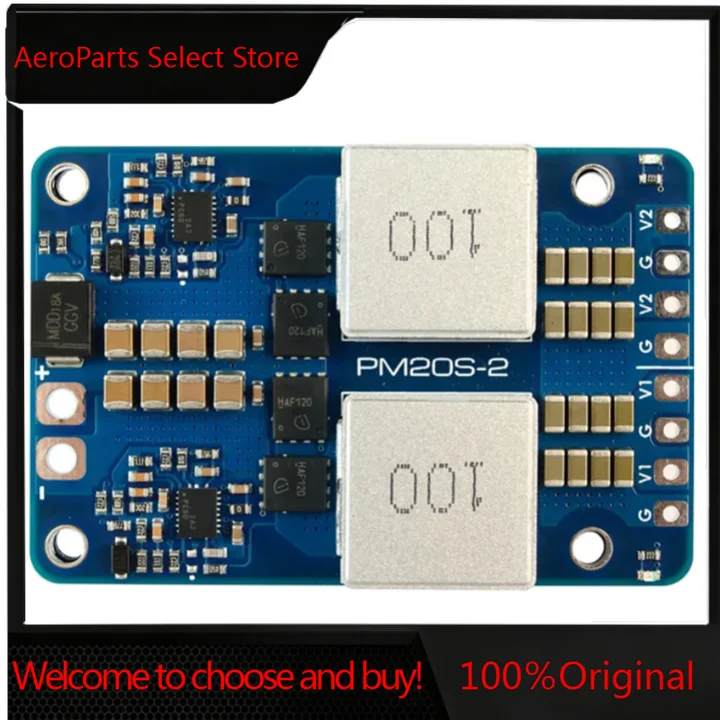 AeroPartsPM20S-2 POWER MODULE With Two Independent Step-Down Voltage Regulators 9V-85V in 4-20S for RC Dr-one
