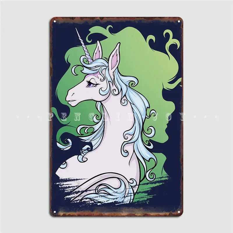 The Last Unicorn Molly Grue Green Metal Plaque Poster Wall Decor Party Club Home Decoration Tin Sign Poster