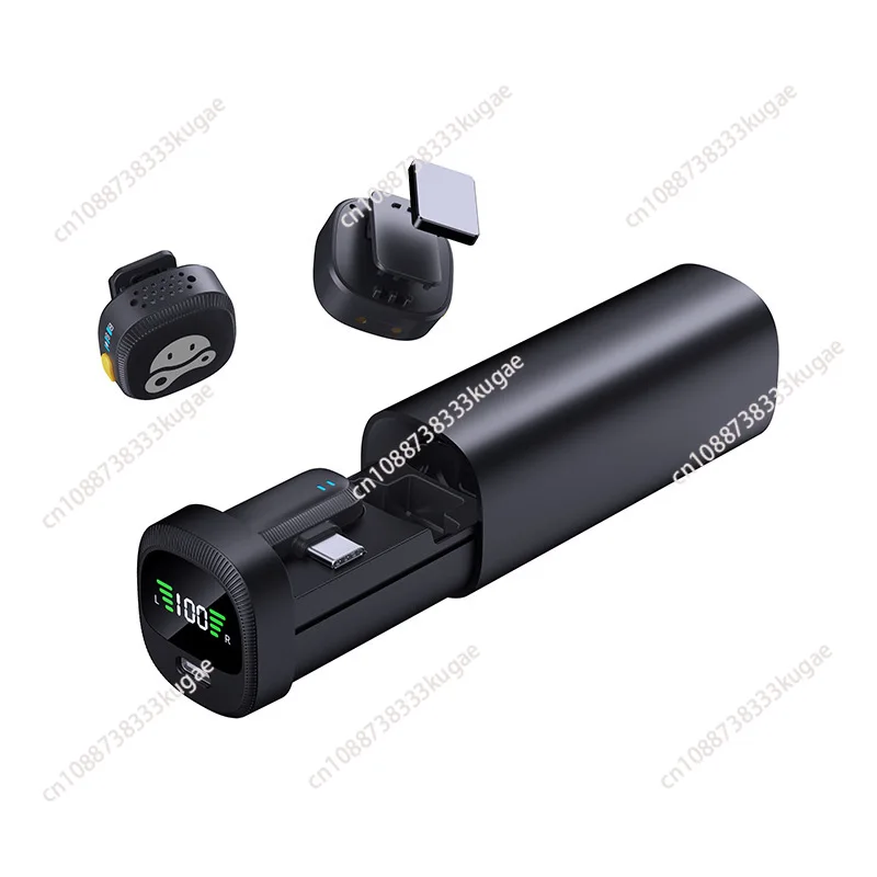 

M42 Wireless Lavalier Microphone One to Two Mini Small Square Mai LED Digital Display Warehouse Live Bluetooth Microphone