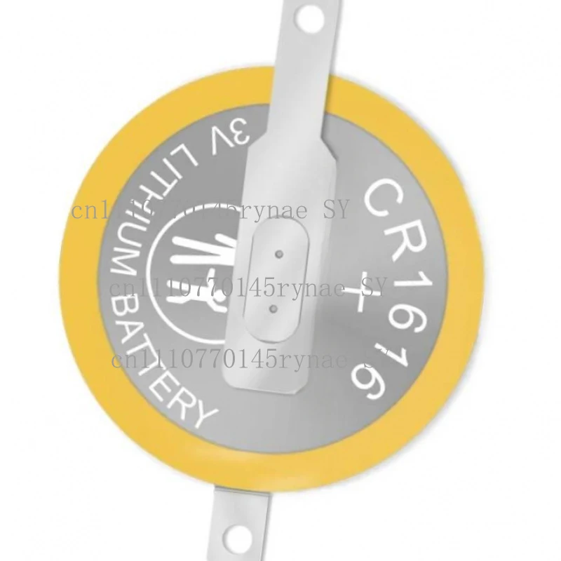 3V 50mAh CR1616 Lithium Button Coin Cell 180° Welding Pin For Watch Clock Calculator Toy