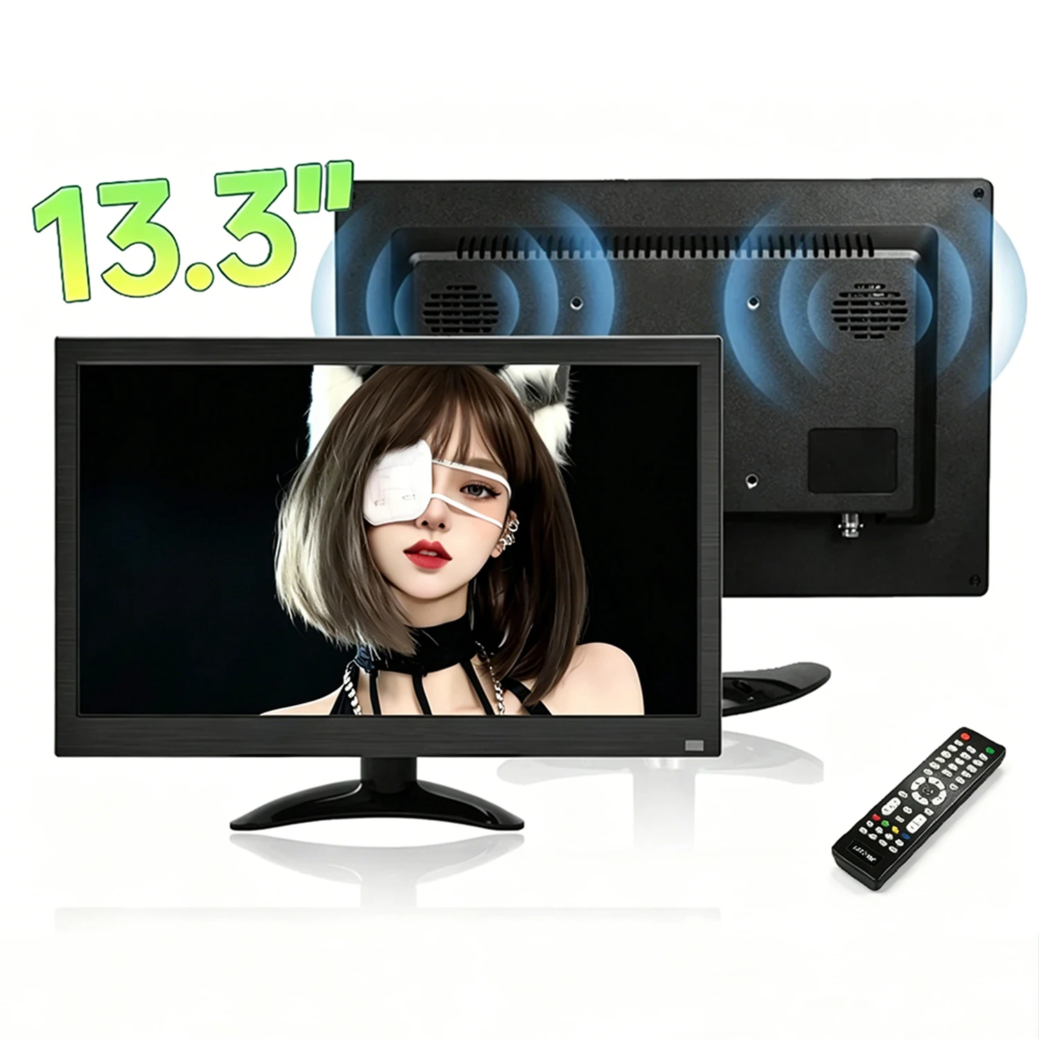 13.3-inch HD 1366x768 Monitoring Display with AV BNC HDMI USB VGA Interfaces for Clear Visuals And Easy Connectivity