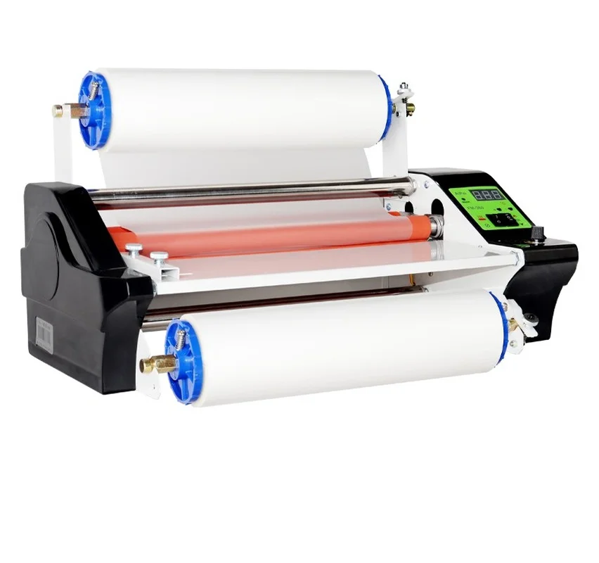 FM360 Electric Plastic Film Machine 220v Automatic Double-Sided Hot and Cold Laminating Self-Adhesive Laminating Machine