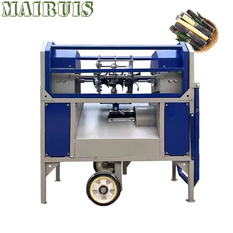 Commerical Automatic Electric Sugar Cane Peeler Equipment Sugarcane Peeling Machine