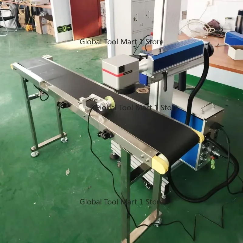 20w Animal Ear Tags Laser Marking Machine for Assembly Line Flow Line Pvc Pipe Farm Equipment