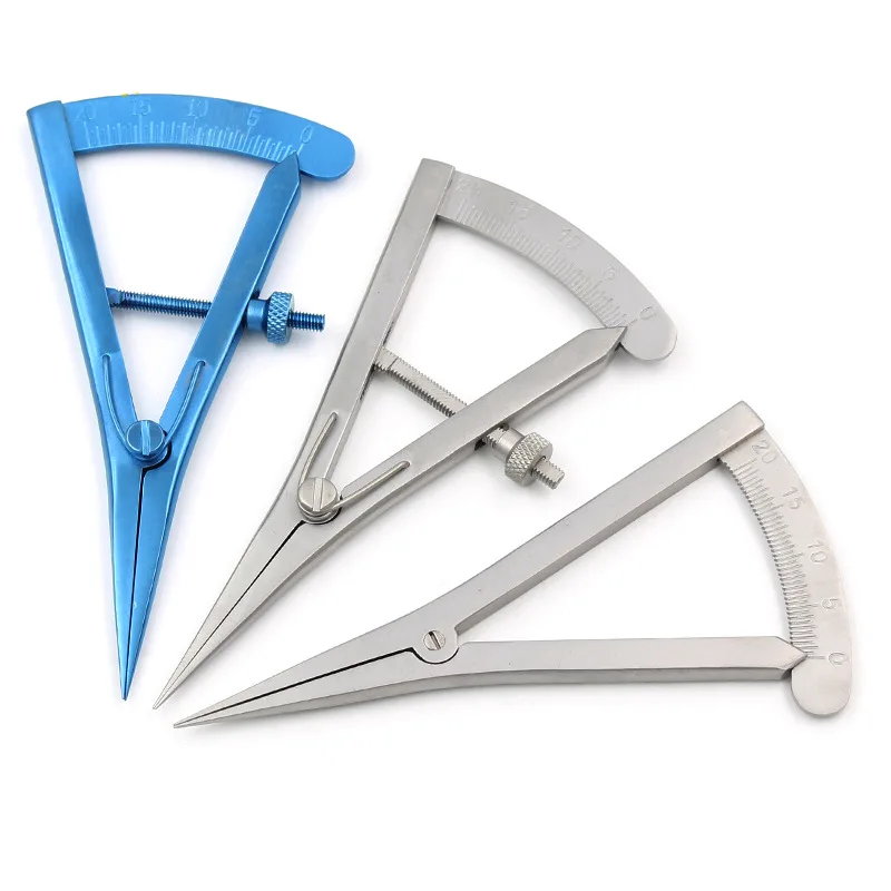 Castroviejo Calipers Braunstein Fixed Caliper Eyelid Calipers Forceps Scissors Needle Holders Speculums Sapphire Knives