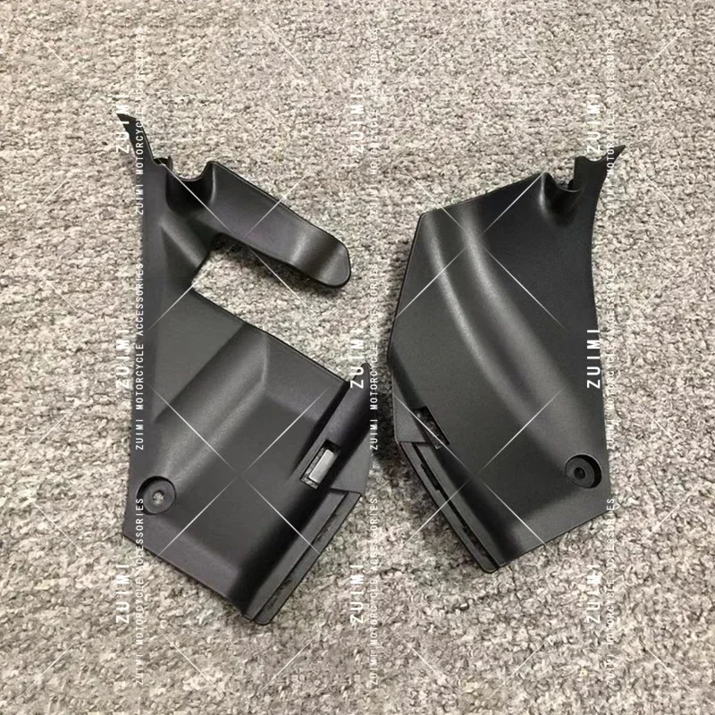 Carenado interior de la carenada, pieza de embellecimiento de púas, izquierda y derecha, negro, compatible con HONDA CBR 600RR F5 2007-2008-2009-2010-2011-2012