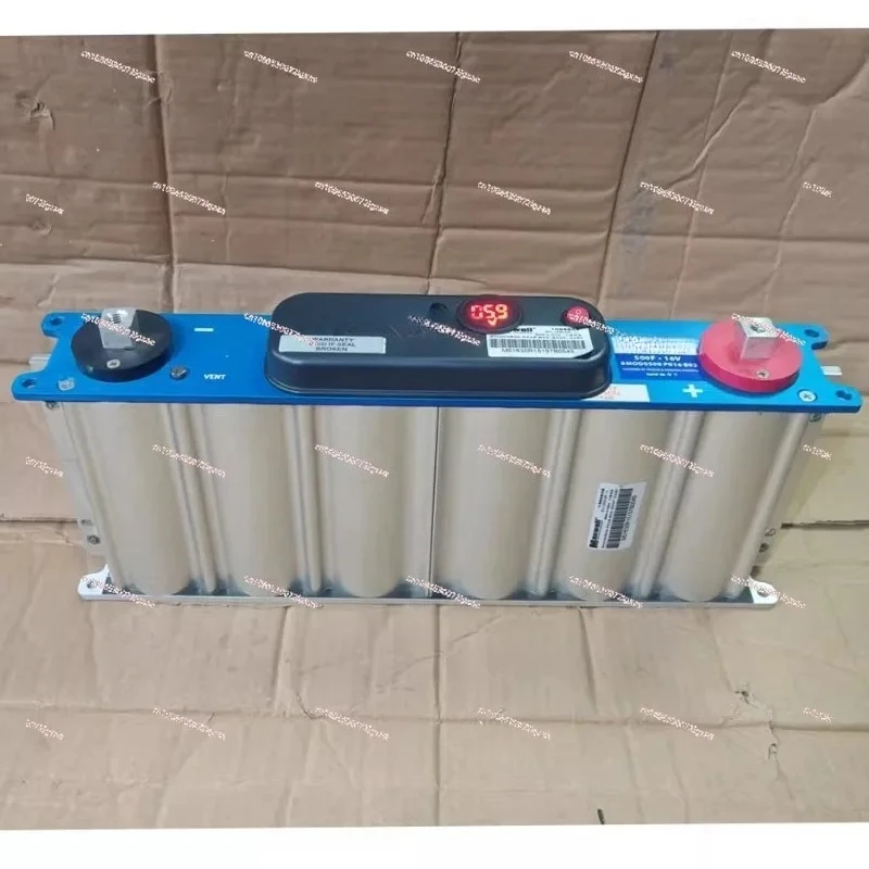 Super Farad capacitor 16V500F car rectifier, car audio capacitor original dismantling machine aluminum gold shell with display