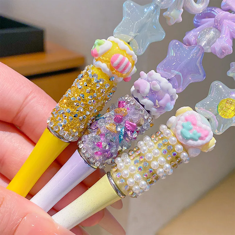 أنيمي سانريو مرحبا كيتي سينامورول الماس هلام القلم كورومي ميلودي طالب القرطاسية بطلاقة الكرة القلم لوازم التعلم الهدايا #3