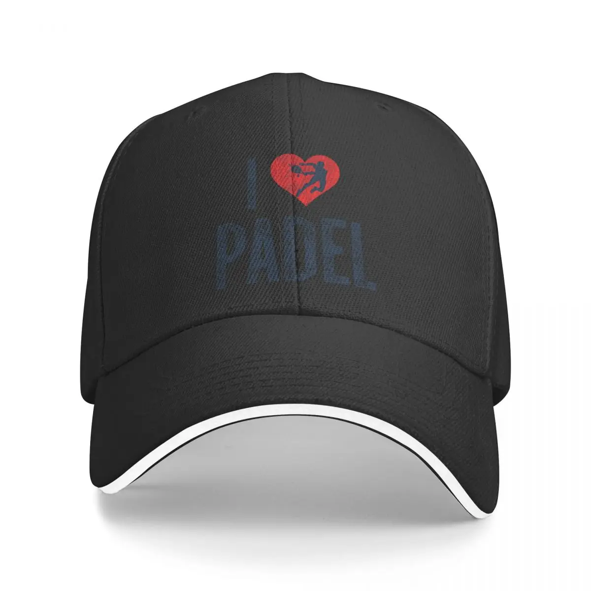 I Love Padel Funny Padel Player Gift for padel lovers Baseball Cap Sun Cap custom Hat Beach Outing Mens Hats Women's