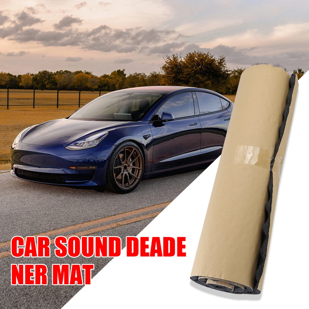 Car Sound Deadener Mat Automobile Sound Deadening Noise Insulation Mat 100x50cm