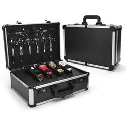 Barber Supplies Scissor Electric Push Case Salon Hairdressing with Password Atorage Case Carrying Portable Travel Box Tools