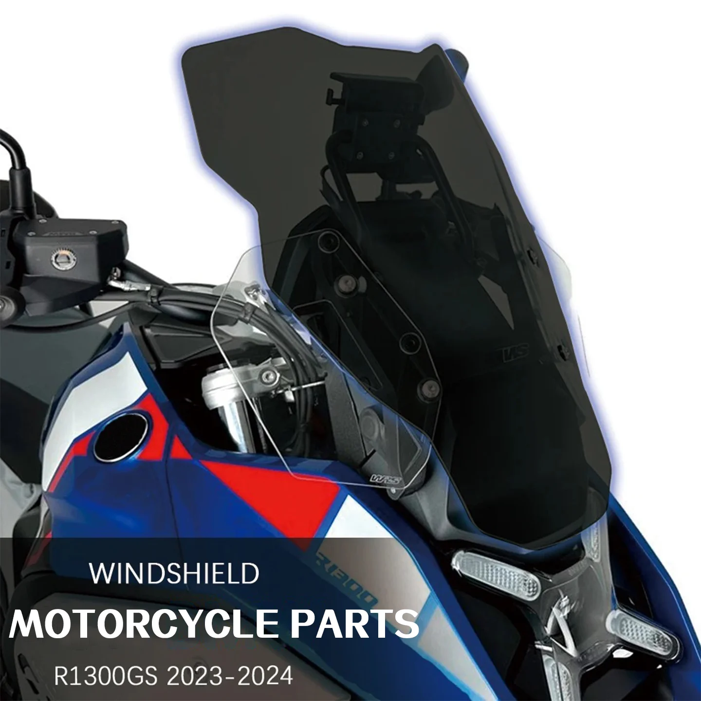 

R1300GS Windscreen Windshield For BMW R 1300 GS GSR1300 Touring Windshield Windscreen R 1300 GS Adjustable Windscreen 2023-2024
