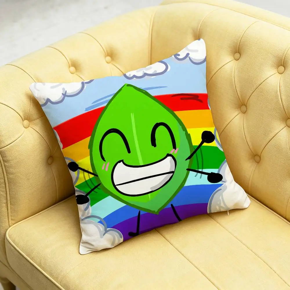 For Battle for Dream Island Firey Leafy BFDI Throw Pillow Case 45cm 30cm 65cm 40cm Home Custom Square Pillowcase Cushion Cover