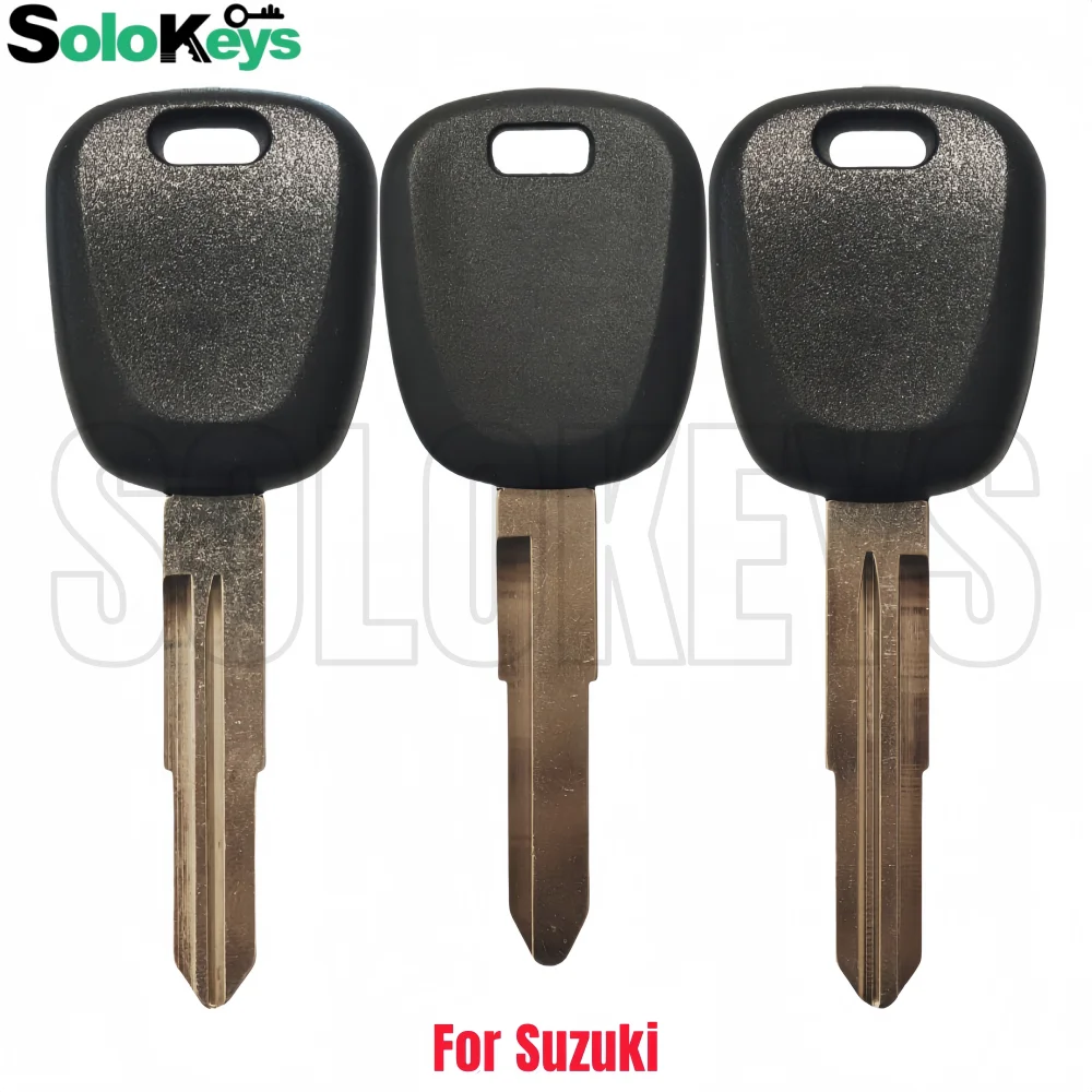 

10 шт./лот SOLOKEYS для Suzuki автомобильный сменный ретранслятор брелок для ключей полый необработанный лезвие с логотипом