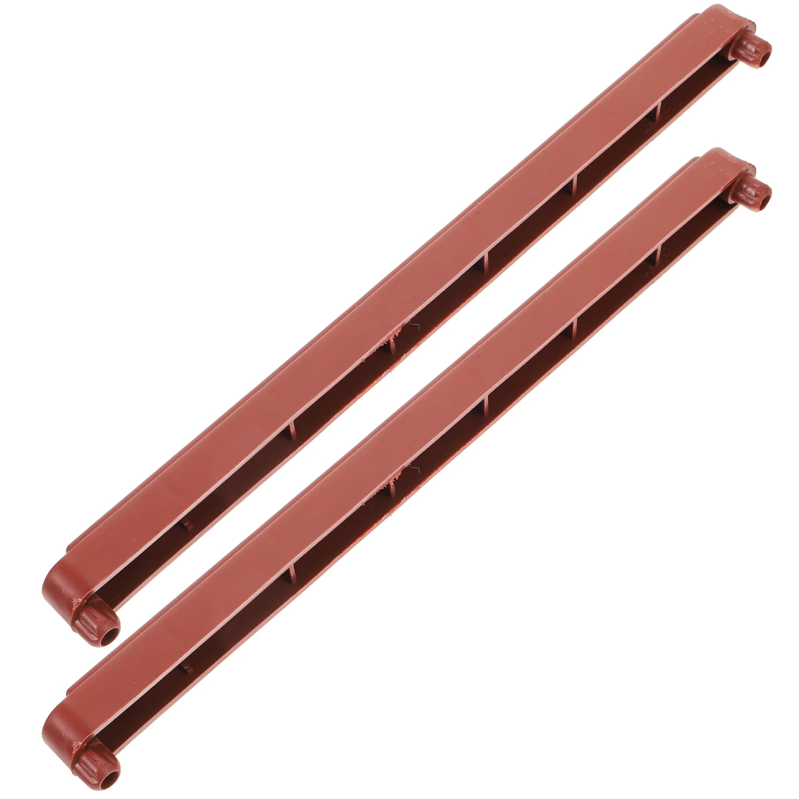 2 Pcs Dresser Plastic Drawer Rails Slides Glides and Cabinet Dressing Table with Feet Furniture Light Brown Replacement Parts