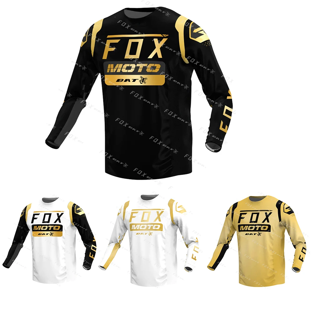 

BAT FOX Motocross Mountain Enduro Bike Clothing Motorbike Downhill Jerseys For Mountain Biking Teams Cycling Jersey MTB T-Shirts