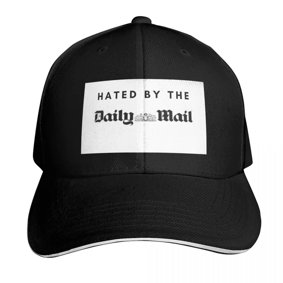 Hated by the Daily Mail Baseball Cap Sun Protection UPF 50+ Breathable Mesh Back Adjustable Buckle Closure