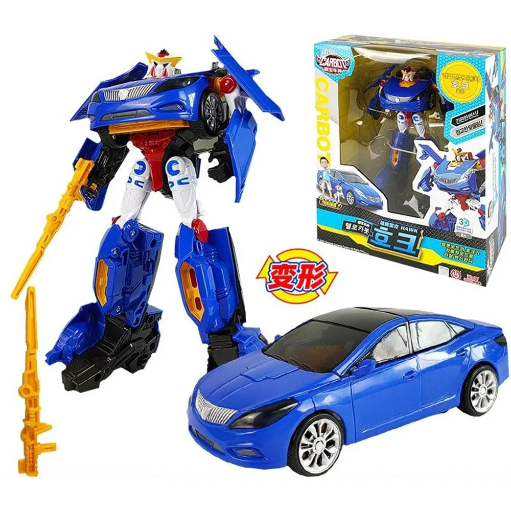 Coreano Cartoon Anime Elite Versione Carbot Deformare Robot Trasformazione Auto Action Figure Mecha Auto Bambini Ragazzo Giocattoli Regali di compleanno