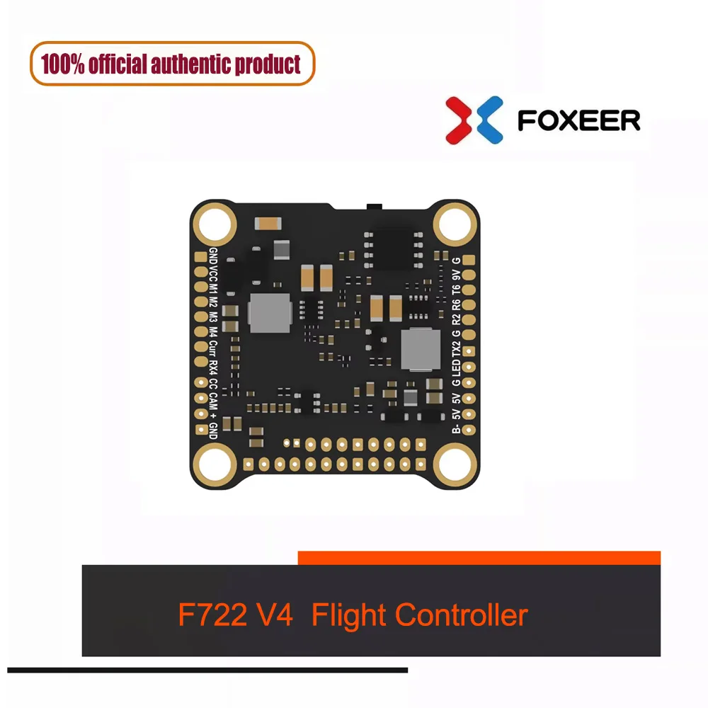 

Полетный контроллер FOXEER F722 V4 3~6S Lipo с процессором STM32F722RET6, OSD 5В/3А, флеш-памятью 16МБ, 30.5X30.5мм для FPV дронов на радиоуправлении