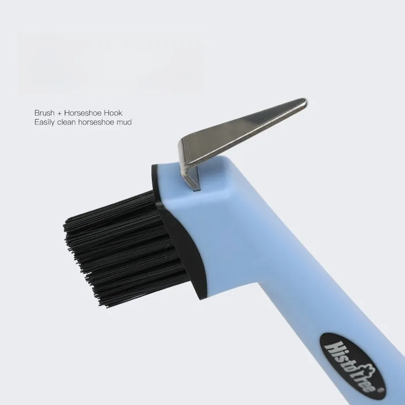 2026 New Durable Horseshoe Hook Multi-Function Horseshoe Brush Hoof Cleaning Tool Horse Care Product Horse Equipment