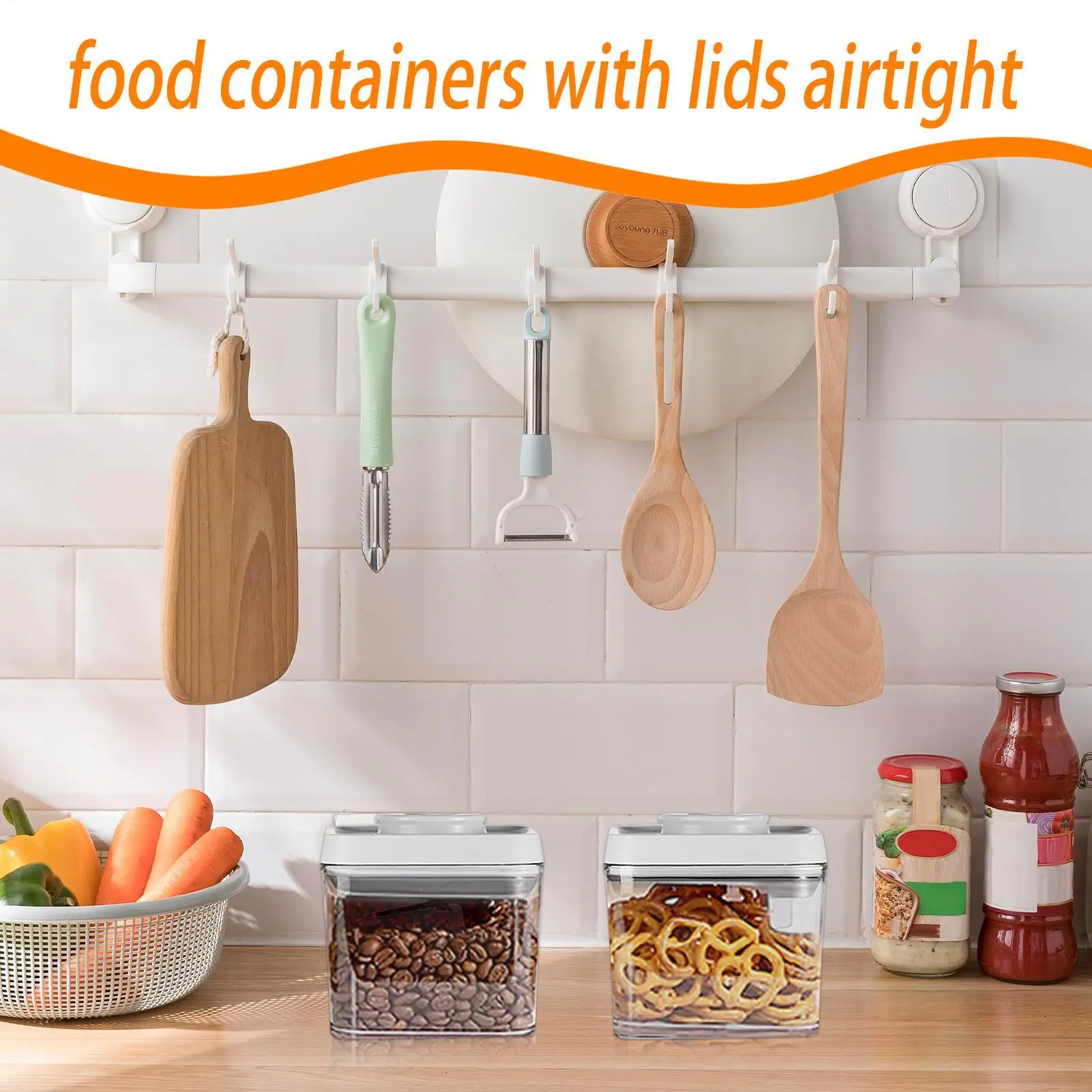 Cereal Containers With Lids Stackable Food Containers Clear Stackable Sealed Jar For Rice Pet Food Home Bakers Pantry Organizers