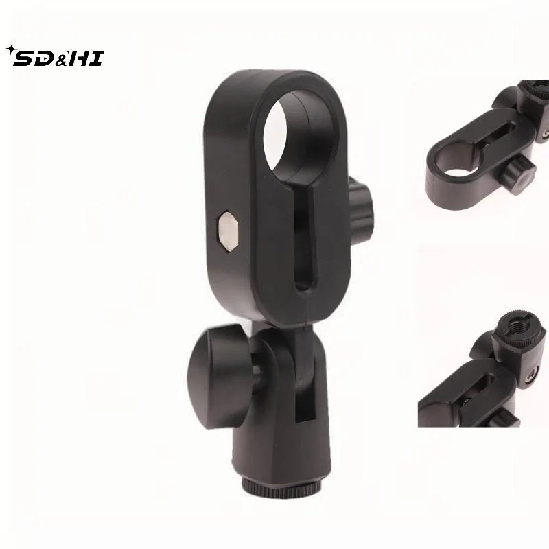 1Pc ポータブルマイクショックマウントマイククリップホルダー 240 ユニバーサルマイクチャック防振ポッドキャスト楽器アクセサリー