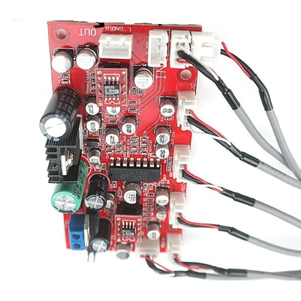 Hot Selling-DC 12V 24V PT2399 Digital Microphone Audio Amplifier Board Karaoke Plate Reverb Preamplifier Reverberator OP275 Op A view 2