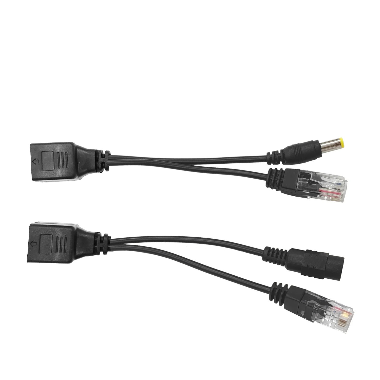1 Pair POE Cable Passive Power Over Ethernet Adapter Cable POE Splitter RJ45 Injector Power Supply Module 12-48v For IP Camea
