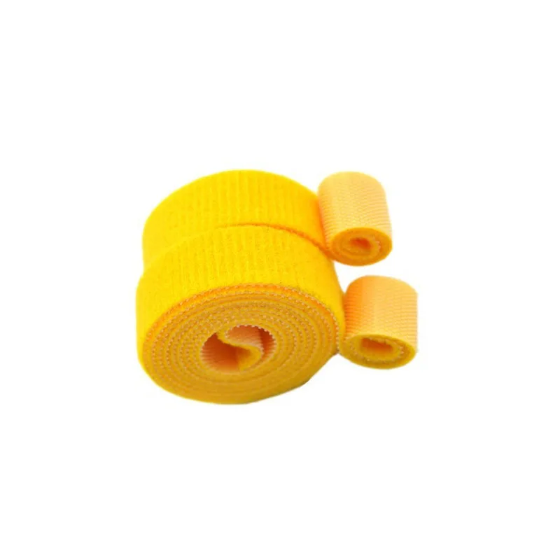 Nylon hook and loop  buckle back to back cable ties shot back buckle cable ties adhesive hook and loop tape