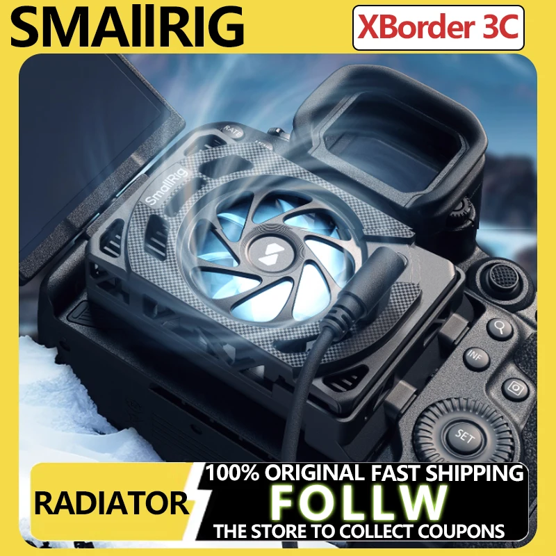 

Кулер для камеры SmallRig подходит для Sony ZV-E10 A7M4 A6700 A7C2 Canon EOS R5 Mark 2/R5, фотография Micro DSLR, прямая съемка