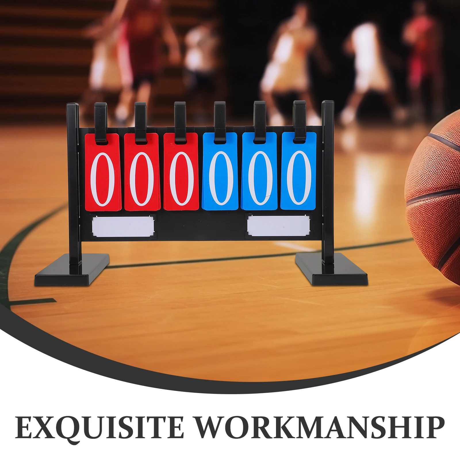 Табло Flipper с шестью цифровым дисплеем, многофункциональный счетчик, портативное настольное табло, Flipper Score Keeper для спорта с мячом