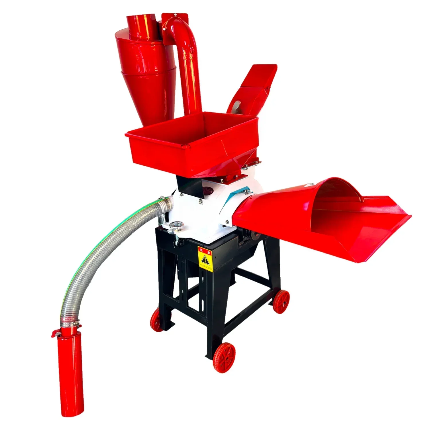 

Fully automatic bagged self-priming animal feed straw hammer corn grain crusher 1 ton/hour