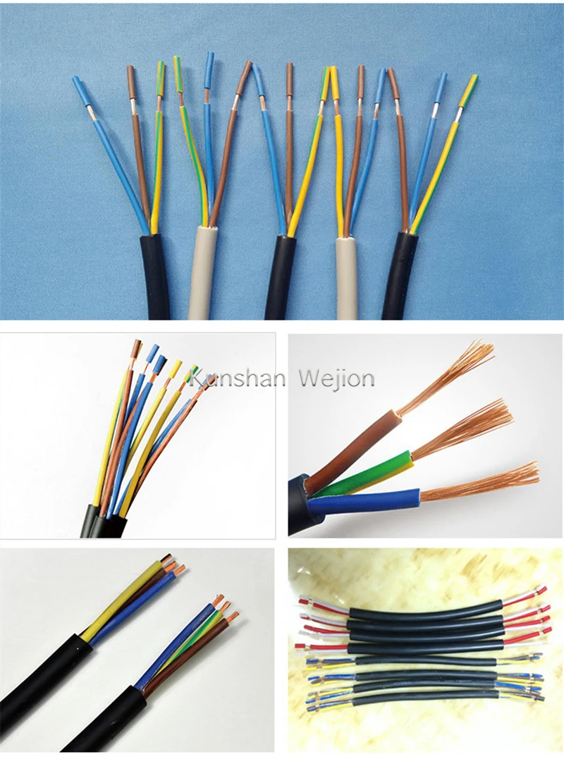 WEJION 4-30mm2 Macchina spelafili automatica per taglio e spelatura cavi multicore