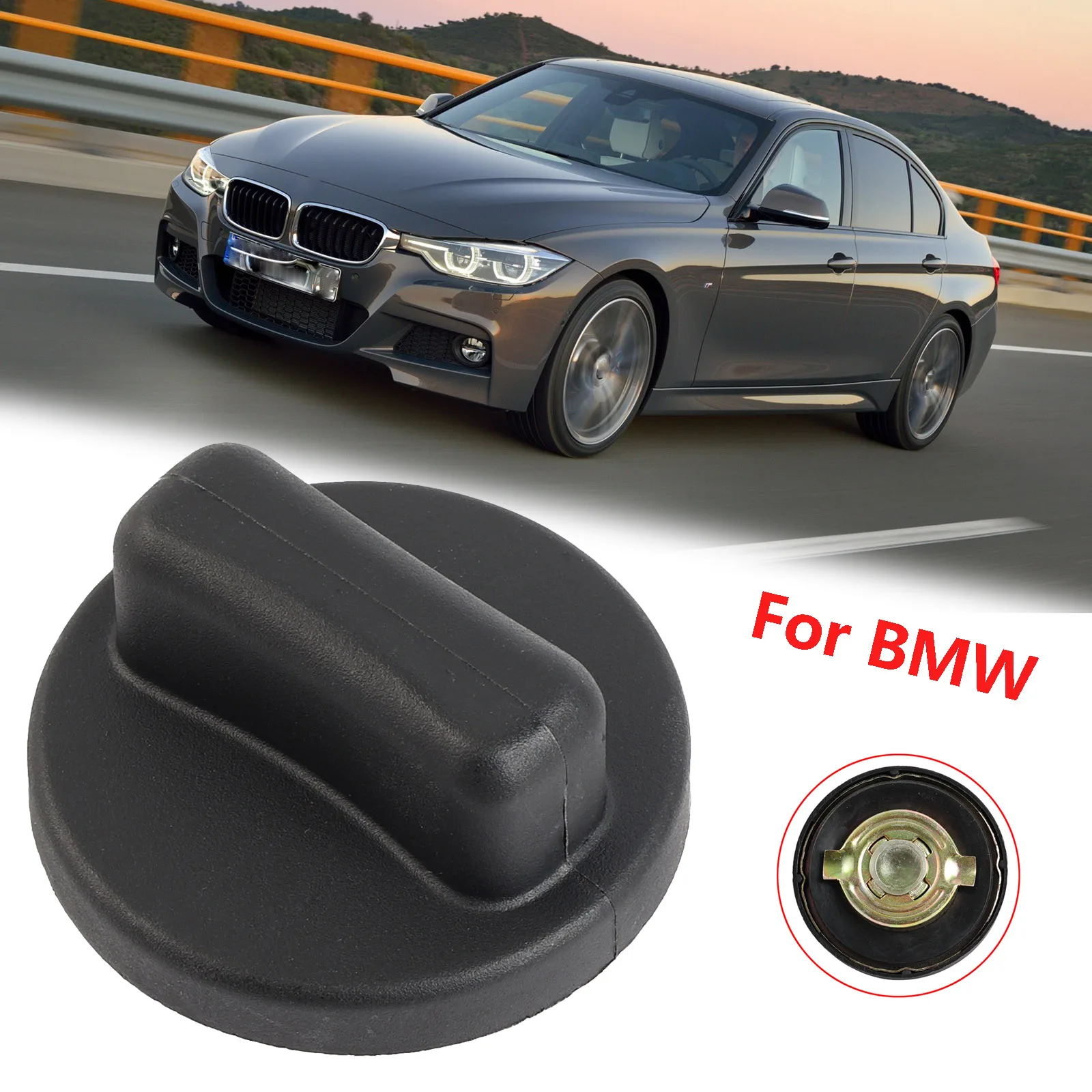 Tank Cap For BMW 3 5 6 7 8 Series X5 Z3 Engine Oil Petrol Fuel Tank Filler Cap Cover Closure Lock Fuel Tank Black 1404700005