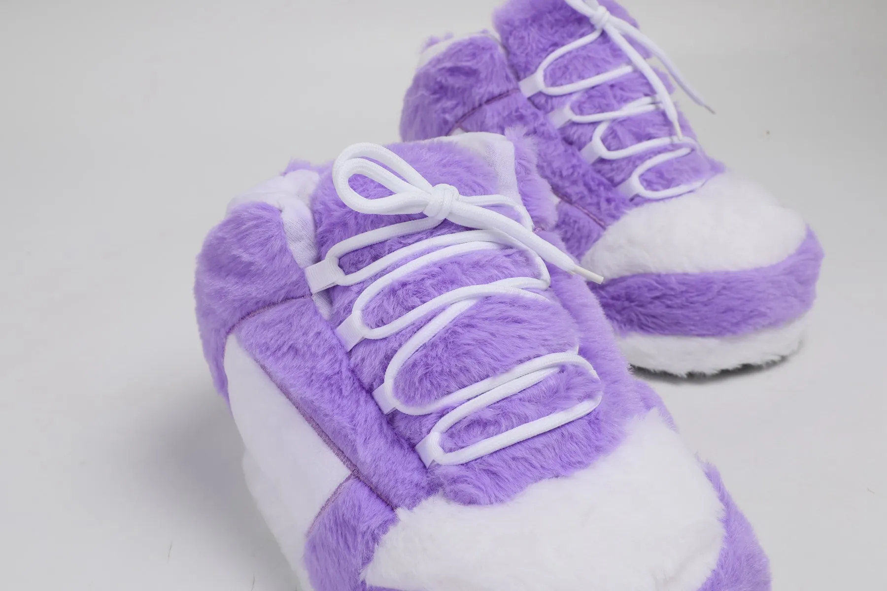 Warme Plüsch-Sneaker-Hausschuhe, trendige, rutschfeste, pelzige, weiche Hausschuhe, flauschige, bequeme Unisex-Hausschuhe, Einheitsgröße, passend für die meisten Innenräume – Detail 7