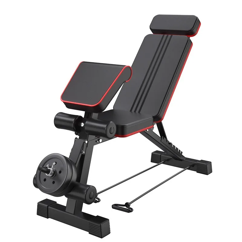 Adjustable Home Gym Dumbbell Bench Training Bench Multi-Functional Folding Fitness Chair, Fitness Enthusiasts' Top Choice