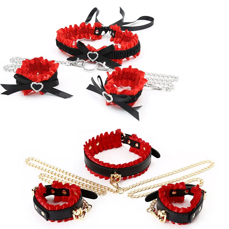 Sex Fetishs Toys Handcuff Wrist Ankle Cuffs Kit Flirting Sexual Toys Adult Products Adult Game For Couples Exotic Accessories